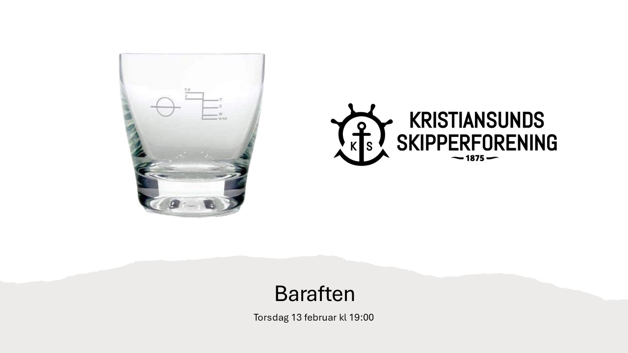 Drammeglass med lastemerke